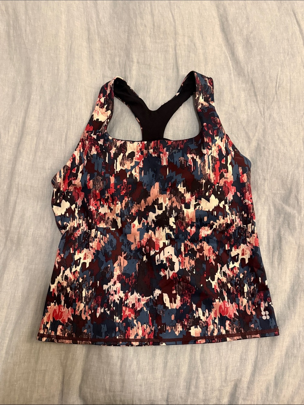 Sweaty Betty Women's Racerback Tankini Top in Multi-Color Print
